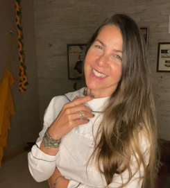 Retrato de Silvana sorrindo